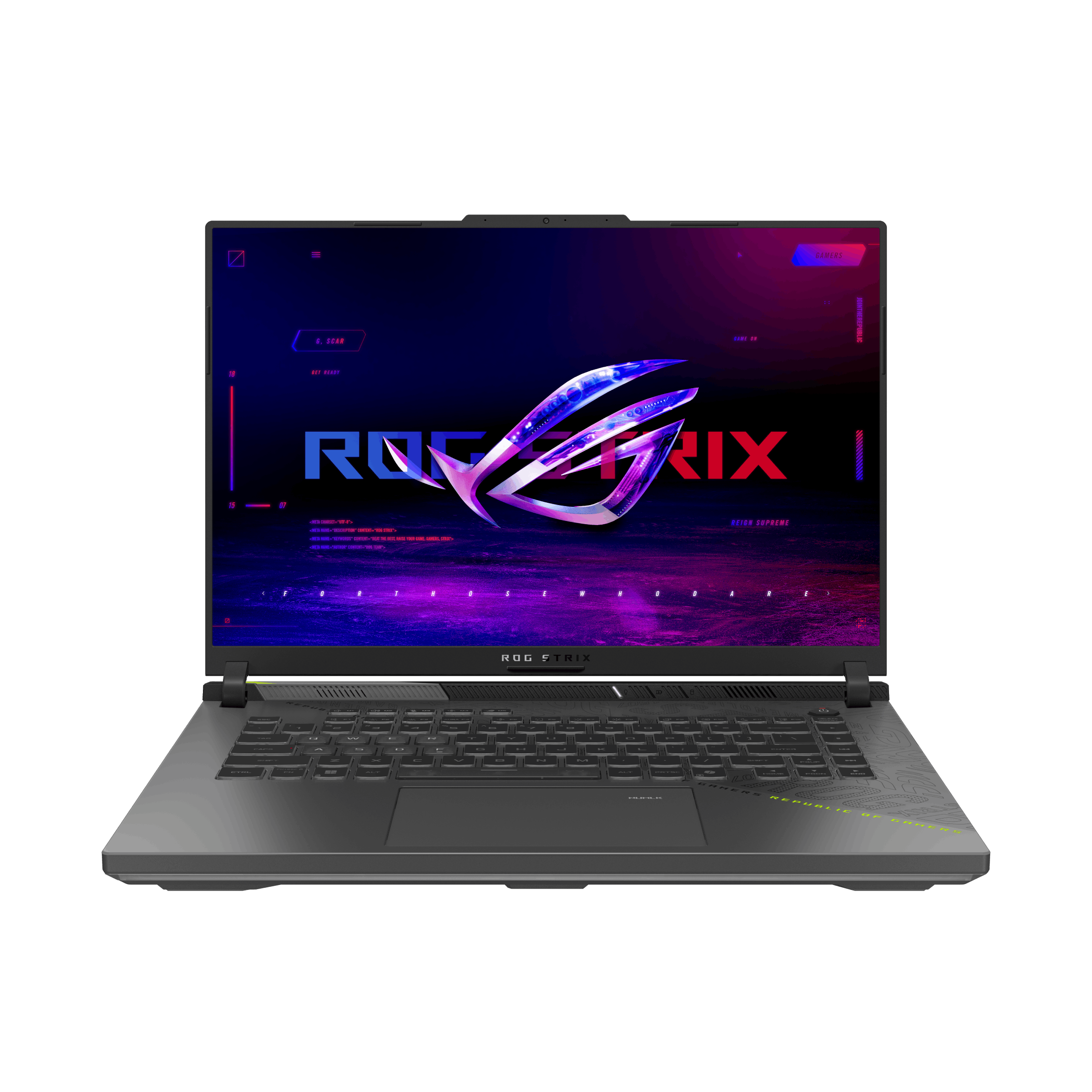 Asus ROG STRIXG16 | Ryzen 9 8940HX | NVIDIA® RTX5070 Ti 8GB Image