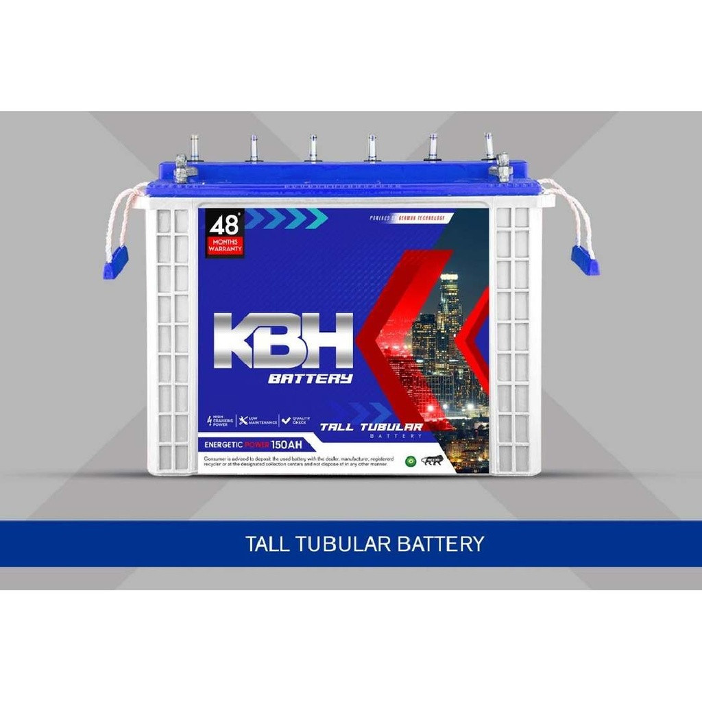 Asian 150AH/12V Tall Tubular Inverter Battery 